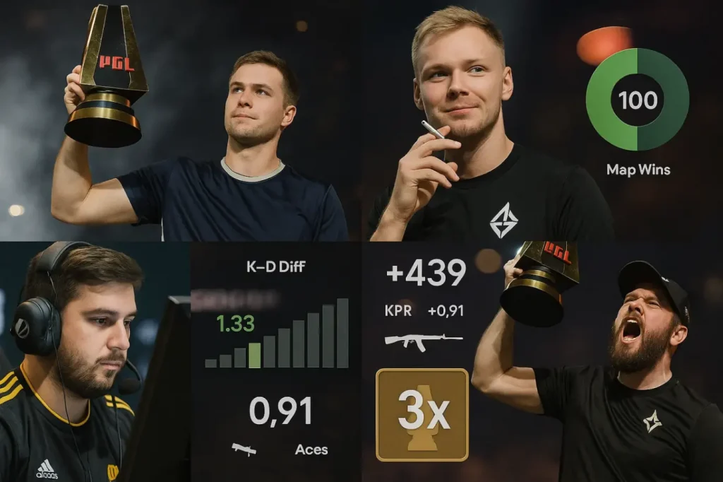 Лучшие игроки PGL Major: рекорды и статистика